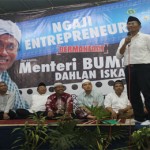 laporan ngaji entrepreneur bersama menteru bumn dahlan iskan, menteri bumn dahlan iskan mengisis acara entrepeneur, seminar entrepreneur bersama dahlan iskan di yogyakarta