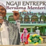 Ngaji entrepneur bersama menteri BUMN dahlan iskan, menteri BUMN mengisis acara di jogja, kunjungan enteri BUMN 2013, seminar entrepneur bersama menteri BUMN di jogja 2013